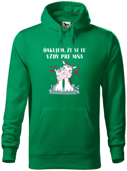Pánska mikina Ďakujem, že si tu vždy pre mňa