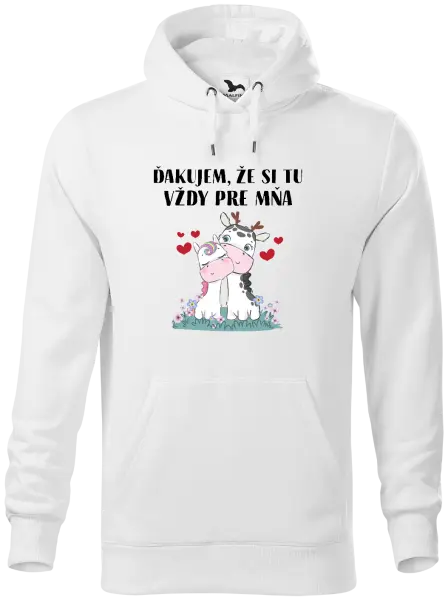 Pánska mikina Ďakujem, že si tu vždy pre mňa