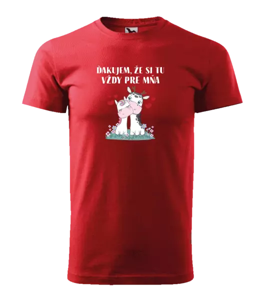 Pánske tričko Ďakujem, že si tu vždy pre mňa