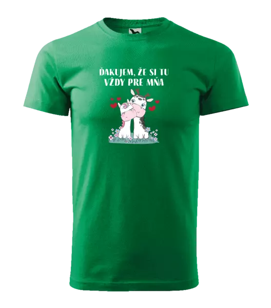 Pánske tričko Ďakujem, že si tu vždy pre mňa