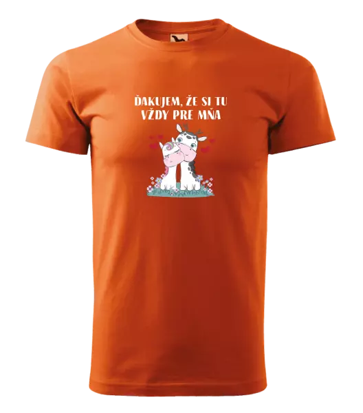 Pánske tričko Ďakujem, že si tu vždy pre mňa