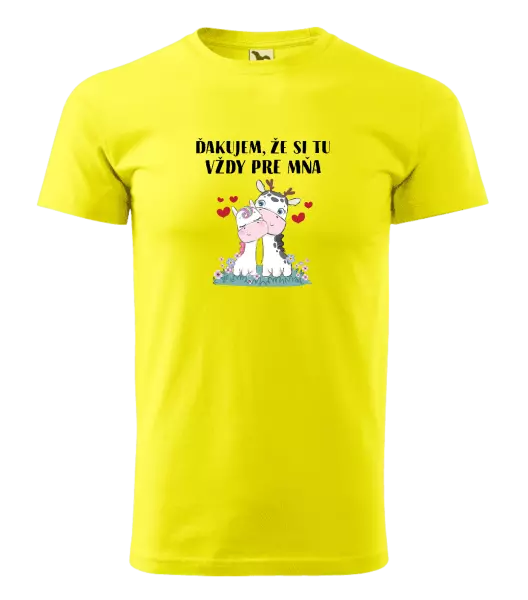 Pánske tričko Ďakujem, že si tu vždy pre mňa