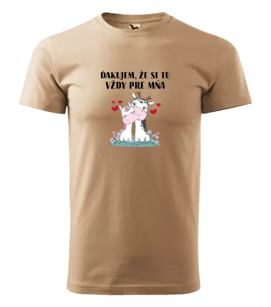 Pánske tričko Ďakujem, že si tu vždy pre mňa