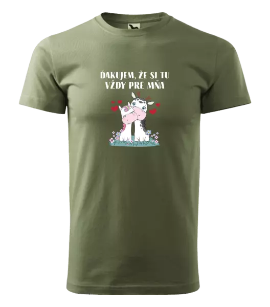 Pánske tričko Ďakujem, že si tu vždy pre mňa