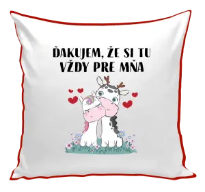 Vankúš Ďakujem, že si tu vždy pre mňa