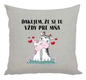 Vankúš Ďakujem, že si tu vždy pre mňa
