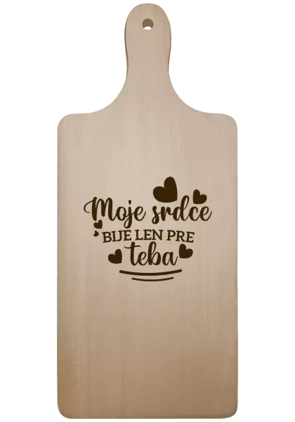 Doštička Moje srdce bije len pre teba