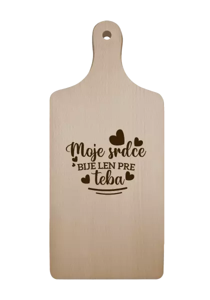 Doštička Moje srdce bije len pre teba