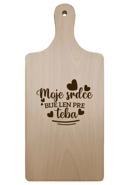 Doštička Moje srdce bije len pre teba