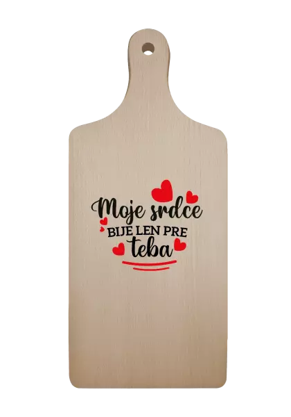 Doštička Moje srdce bije len pre teba
