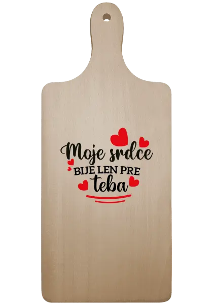 Doštička Moje srdce bije len pre teba