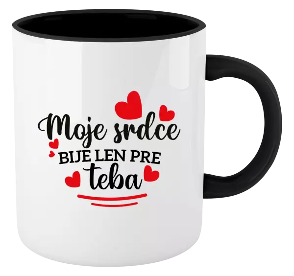 Hrnček  Moje srdce bije len pre teba