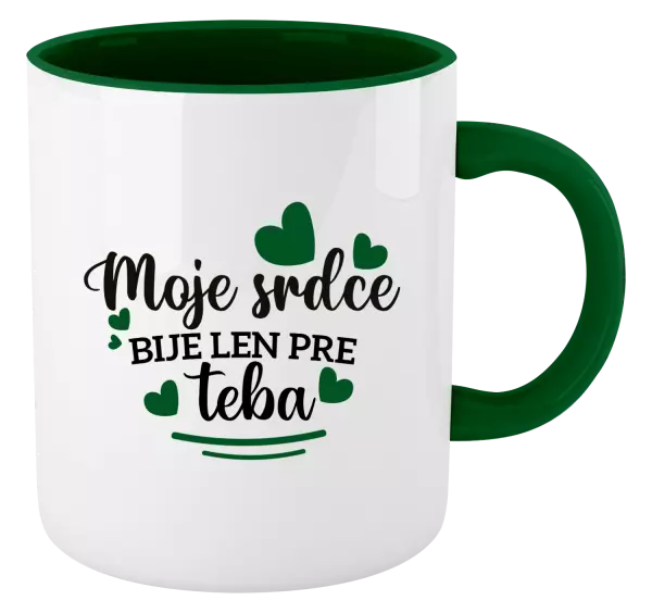 Hrnček  Moje srdce bije len pre teba