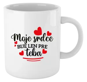 Hrnček Moje srdce bije len pre teba