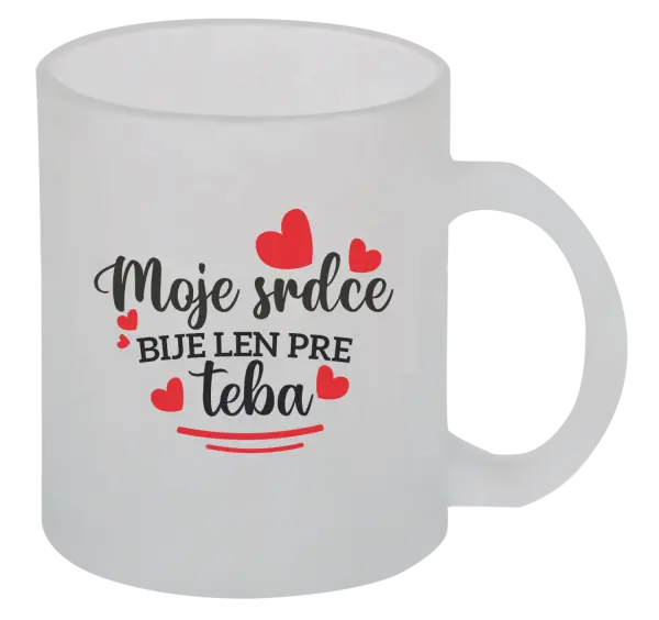 Hrnček Moje srdce bije len pre teba