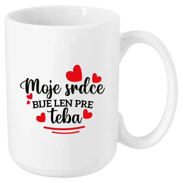 Hrnček Moje srdce bije len pre teba