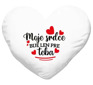 Vankúš Moje srdce bije len pre teba