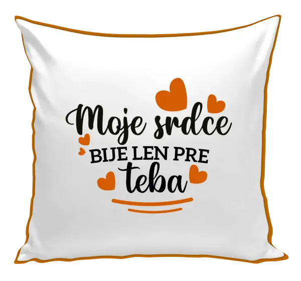 Vankúš Moje srdce bije len pre teba
