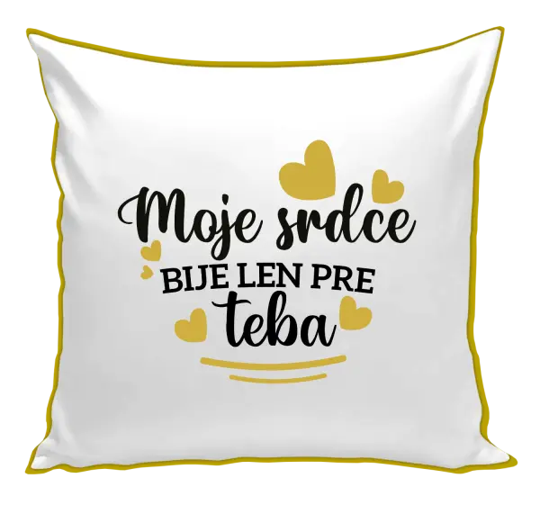 Vankúš Moje srdce bije len pre teba