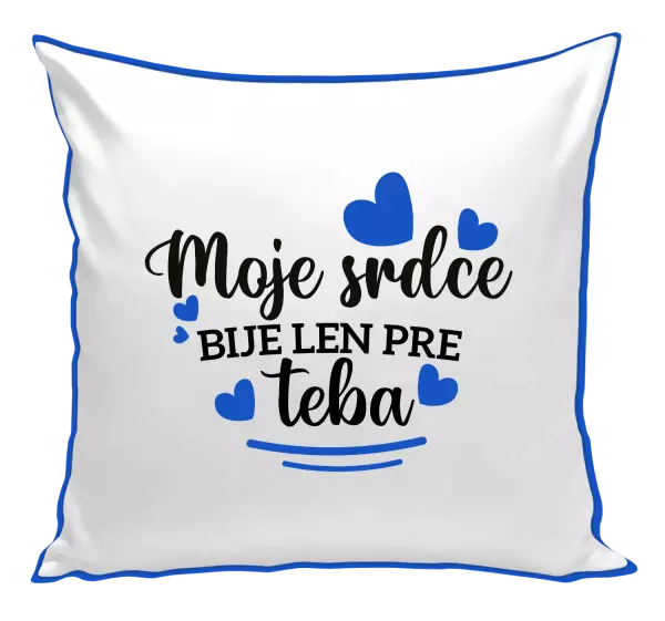 Vankúš Moje srdce bije len pre teba