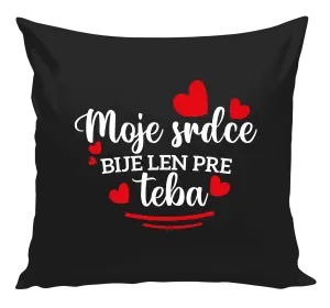 Vankúš Moje srdce bije len pre teba
