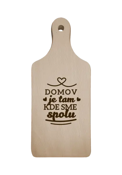 Doštička Domov je tam, kde sme spolu