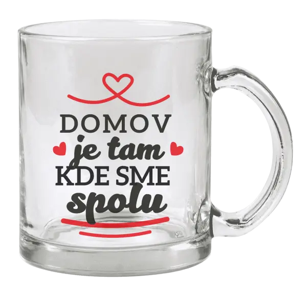 Hrnček Domov je tam, kde sme spolu