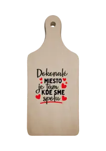 Doštička Dokonalé miesto je tam, kde sme spolu