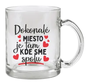 Hrnček Dokonalé miesto je tam, kde sme spolu