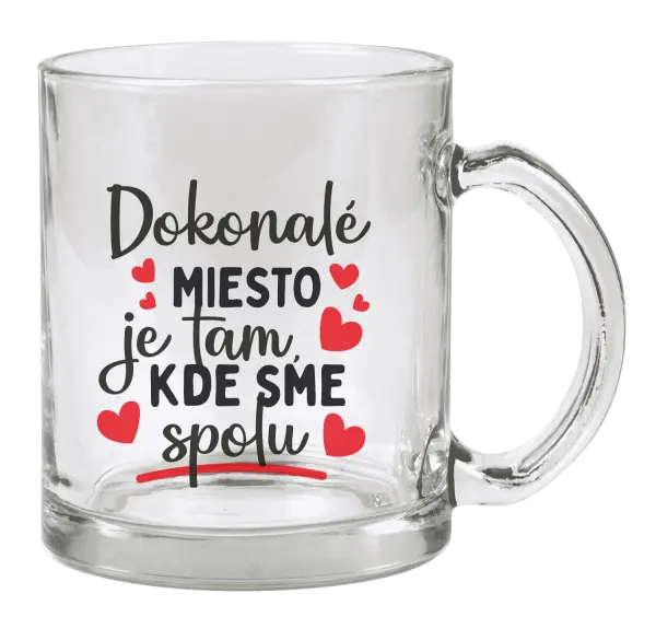 Hrnček Dokonalé miesto je tam, kde sme spolu