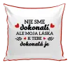 Vankúš Nie sme dokonalí, ale moja láska k tebe dokonalá je