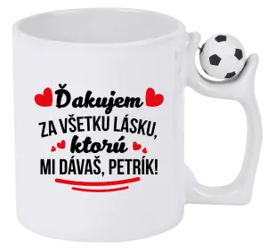 Hrnček Ďakujem za všetku lásku ktorú...