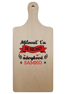 Doštička Milovať ťa je silno návykové
