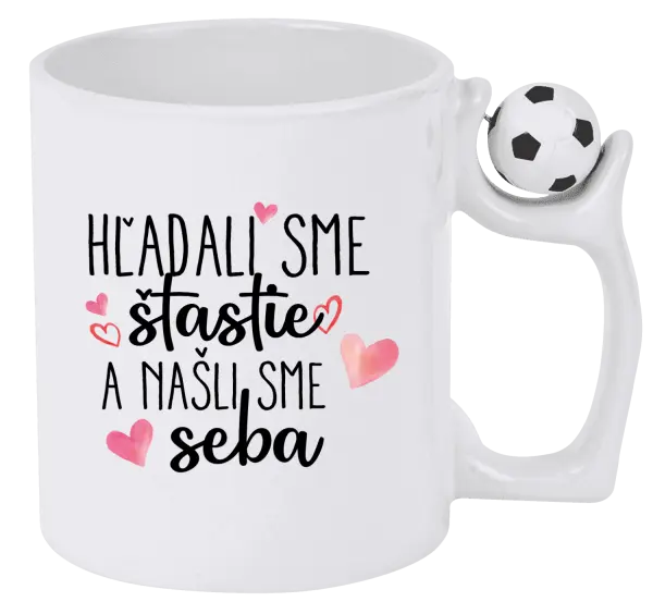 Hrnček Hľadali sme štastie a našli sme seba