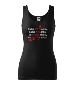 Dámske tielko Našla som lásku, našla som teba