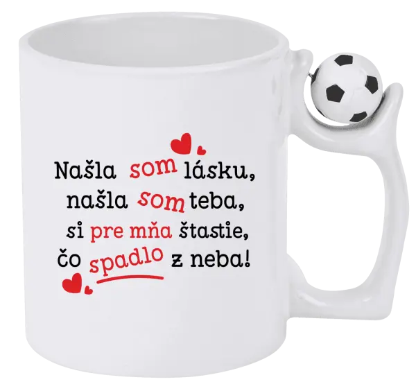 Hrnček Našla som lásku, našla som teba