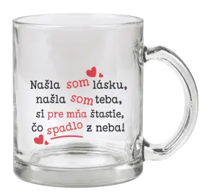 Hrnček Našla som lásku, našla som teba