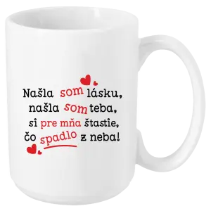 Hrnček Našla som lásku, našla som teba