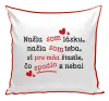 Vankúš Našla som lásku, našla som teba