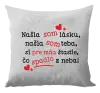 Vankúš Našla som lásku, našla som teba