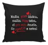 Vankúš Našla som lásku, našla som teba