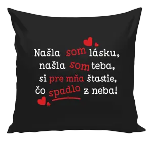 Vankúš Našla som lásku, našla som teba