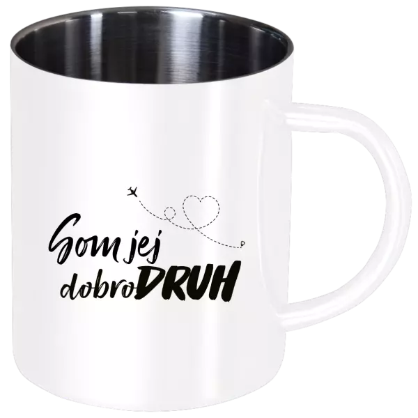 Nerezový hrnček Som jej dobrodruh