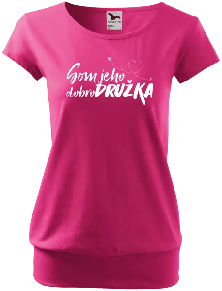 Dámske tričko Som jeho dobrodružka