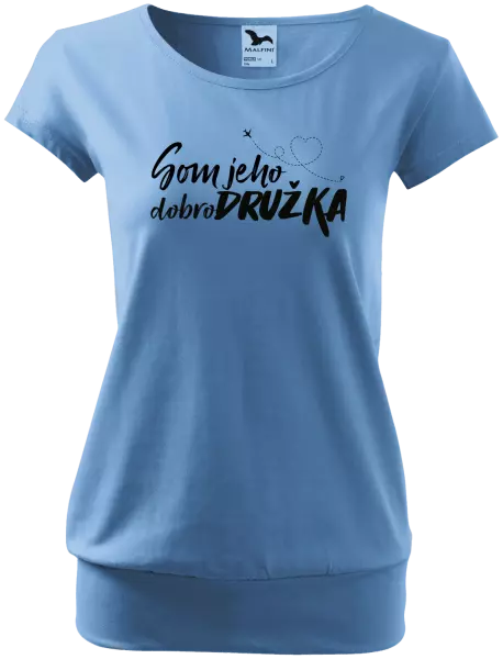 Dámske tričko Som jeho dobrodružka