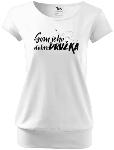 Dámske tričko Som jeho dobrodružka