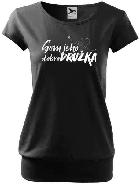 Dámske tričko Som jeho dobrodružka