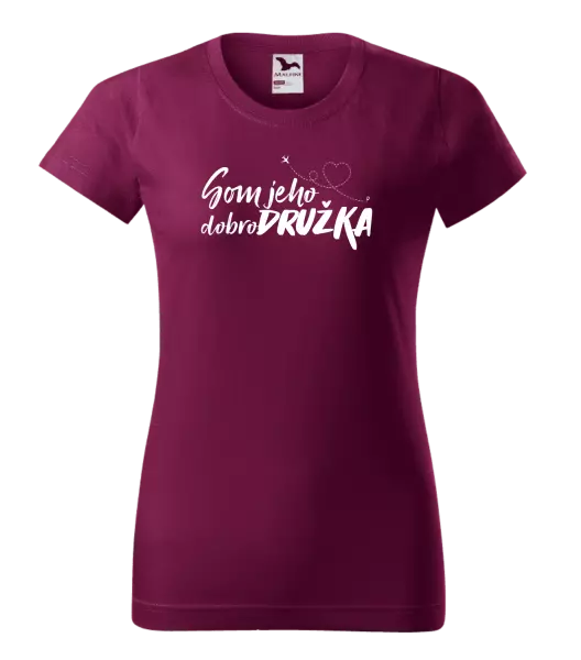 Dámske tričko Som jeho dobrodružka