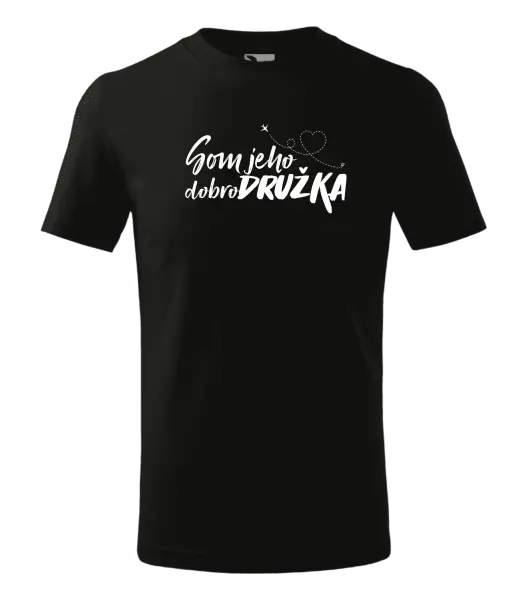 Detské tričko Som jeho dobrodružka