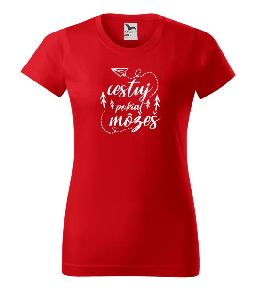 Dámske tričko Cestuj pokiaľ môžeš